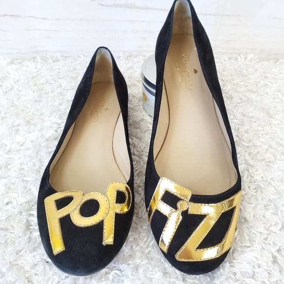 kate spade Shoes - Kate Spade Pop Fizz soft leather “toast” flats